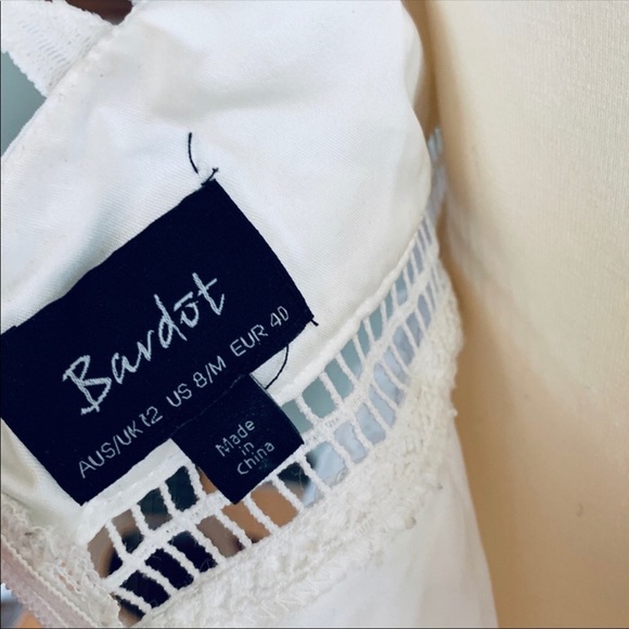 NWT Bardot Gemma Lace Dress in White - Picture 5 of 5